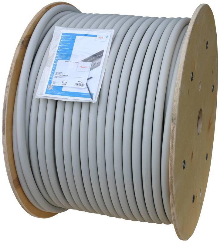 HVI-long-Leitung D 23mm grau FIX-Laenge EW-TR 100m