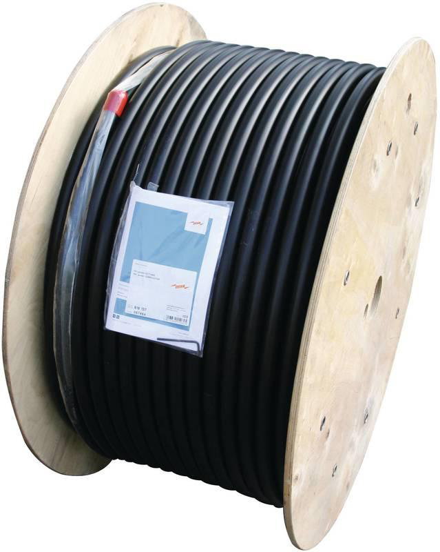 HVI-power long-Leitung D 27mm schwarz FIX-Laenge EW-TR 100m