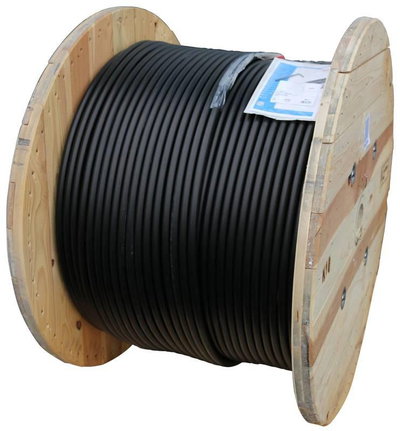 HVI-long-Leitung D 20mm schwarz FIX-Laenge EW-TR 500m