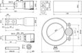Anschlussset mit Montagematerial f. HVI power long Leitung D 27mm schwarz