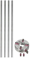 Befestigungsset fuer seitl. Fangspitzen vier Fangspitzen Alu D=10mm L=530mm