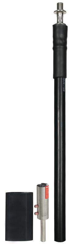 HVI Leitung f. Rohraussenverl. mehrdraeht. Vorkonfekt. D 20mm Cu L 6,0m schwarz