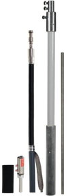 DEHNcon-H HVI-light-Leitung L 6,0m m. Stuetzrohr u. Fangspitze GFK/AL/V2A