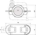 Befestigungsset f. HVI light plus Positionierungshilfe fuer D 40 mm