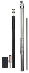 HVI-Leitung D 23mm Cu mit Stuetzrohr L 3200mm und Fangspitze L 1000mm -SET-