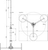 Fangmast 50 f. HVI-light-Leitung SET m. Dreibeinstativ  L 3900mm