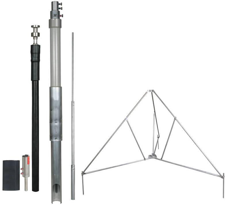 HVI-Leitung D 20mm Cu mit Stuetzrohr L 4700mm FS L 2500mm und Stativ -SET-