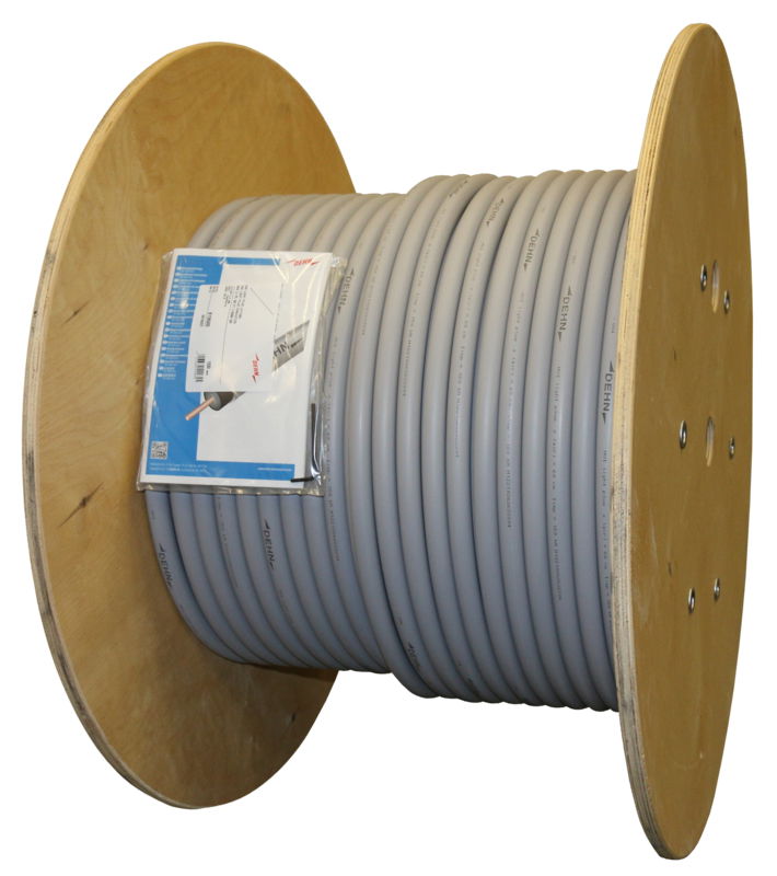 HVI light plus Leitung D 21 MM grau FIX-Laenge EW-TR 100m