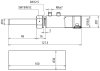 Anschlusselement M12 m. Mutter u. Schrumpfschlauch f. HVI light plus