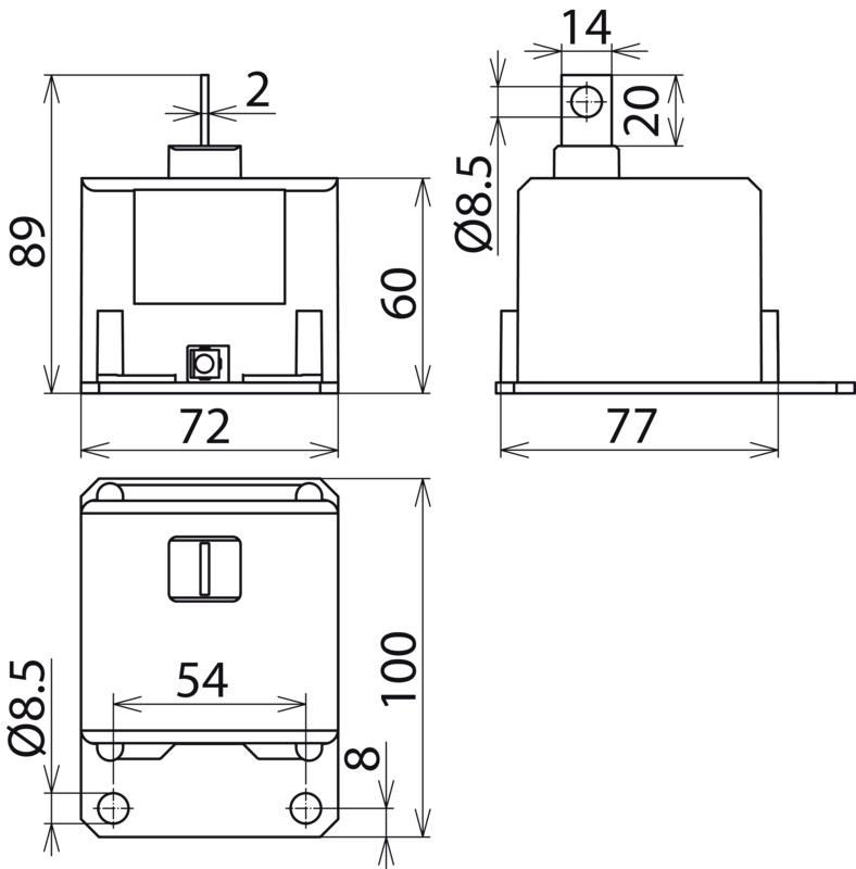 Koordinierter Blitzstromableiter Typ 1 DEHNbloc Maxi S  1-polig 255V AC – Bild 2 von 2