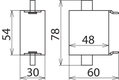 Koordinierter Blitzstromableiter Typ 1 DEHNbloc Maxi NH00  1-polig 255V AC