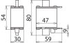 Ueberspannungsableiter Typ 2 / 1-polig 280V AC fuer NH00-Sicherungssysteme