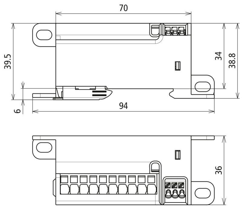 Ueberspannungsableiter Typ 2+3 DEHNcord 3-phasig fuer Elektroinstallationssysteme – Bild 2 von 2