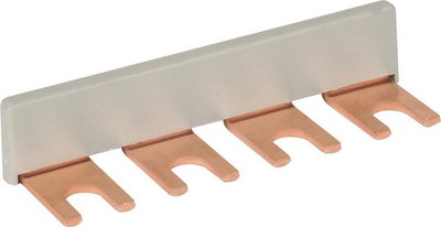 Kammschiene / Modularverdrahtungssystem einphasig, 4-polig,  Kupfer 16mm*2