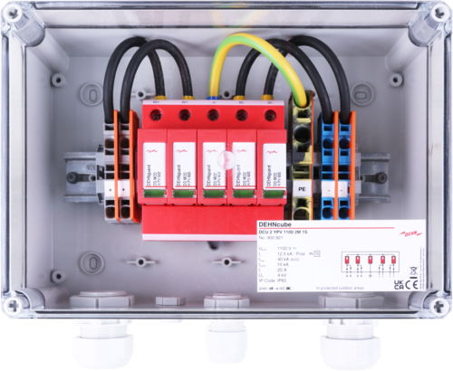 GAK im Gehaeuse IP65 f. PV-Anl. 2MPPT und je 1 String b. 1100V DC
