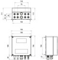 GAK Typ 2 im Gehaeuse IP65 fuer PV-Anlagen 2MPPT mit je 1 String bis 1100V DC