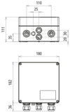 GAK im Gehaeuse IP65 f. PV-Anl. 1 MPPT und 2 Strings b. 1000V DC