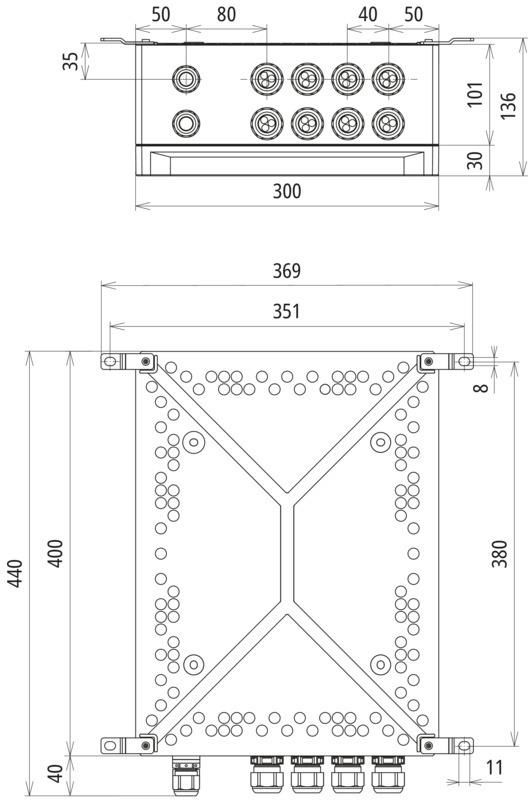 GAK Typ 1+2 im Gehaeuse IP65 f. PV-Anl. 4 MPPT mit je 2 Strings b. 1100V DC – Bild 2 von 2