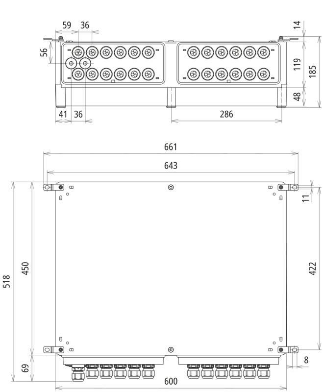 GAK Typ 1+2 im Gehaeuse IP65 f. PV-Anl. 12 MPPT mit je 2 Strings b. 1100V DC – Bild 2 von 2