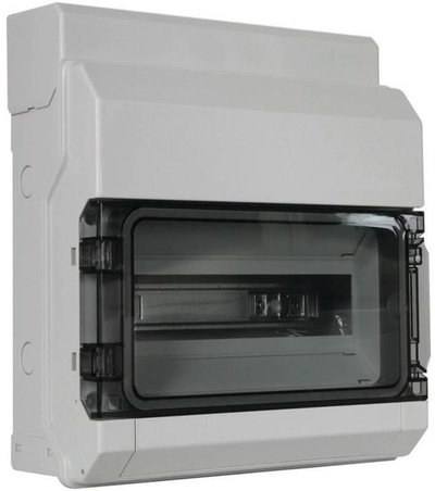 Iso-Gehaeuse fuer Aufputzmontage IP 65 f. Reihen-Einbaugeraete 12TE