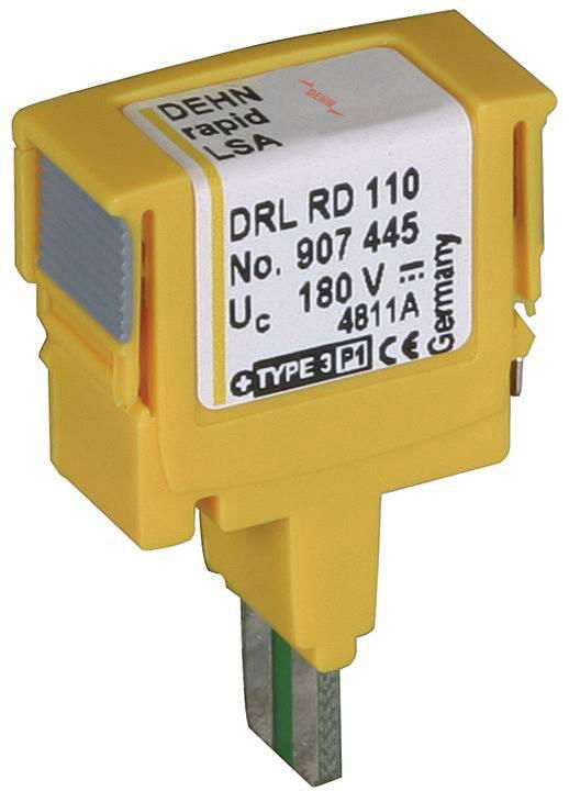Ueberspannungsableiter DEHNrapid LSA Schutzstecker fuer 1 Doppelader Un 110V