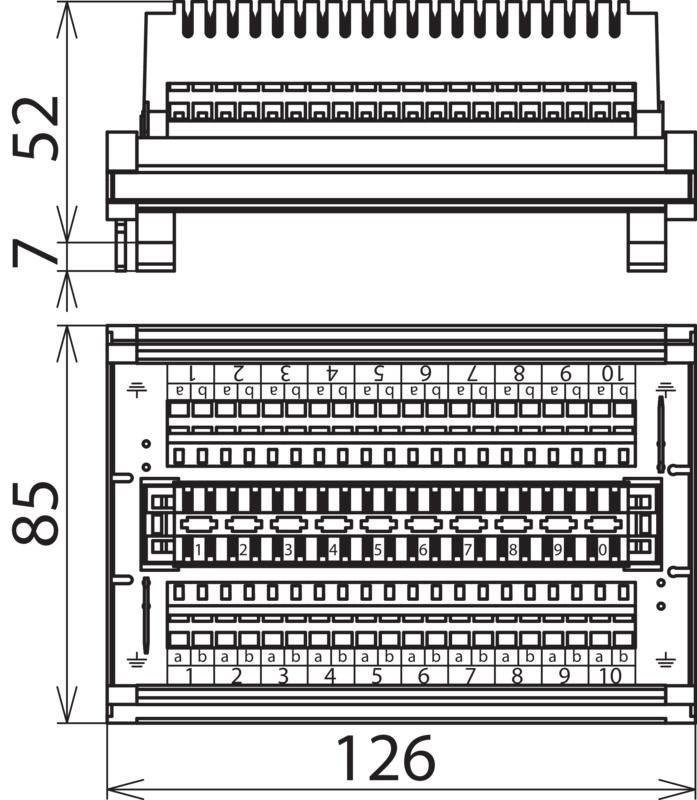 Trennleisten-Rangiermodul fuer DEHNrapid LSA-Technik 2 – Bild 2 von 2