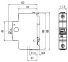 Sicherungsautomat Charakteristik B 1-polig 6 A Fa. ABB Typ S201P-B6