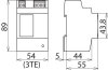 Netzteil AC 100..240V  DC 24V 30W Reiheneinbaugeraet fuer Hutschienenmontage