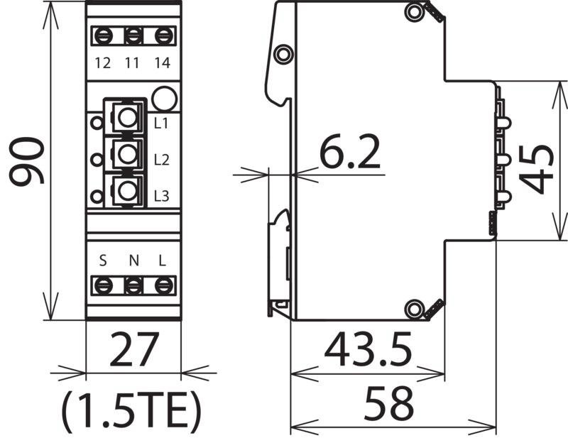 Fernmelde- und Empfangsmodul DEHNsignal E 3 – Bild 2 von 2