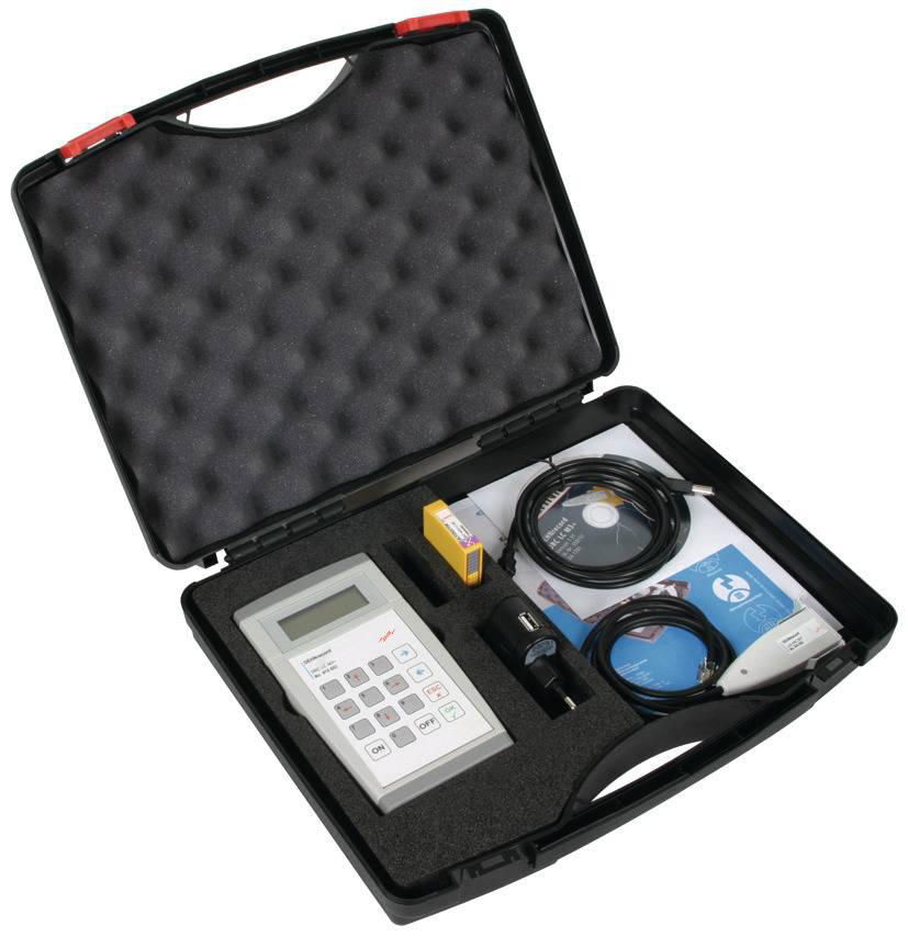 Portables Pruefgeraet DEHNrecord LC M3+ m. optischer u. akustischer Anzeige