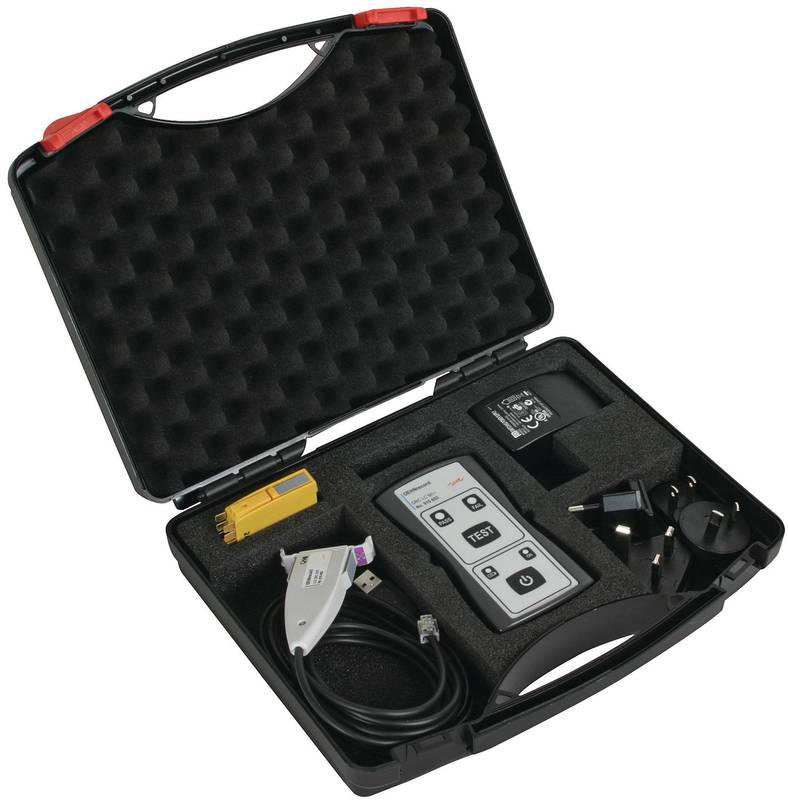 Portables Pruefgeraet DEHNrecord LC M1+ m. optischer u. akustischer Anzeige