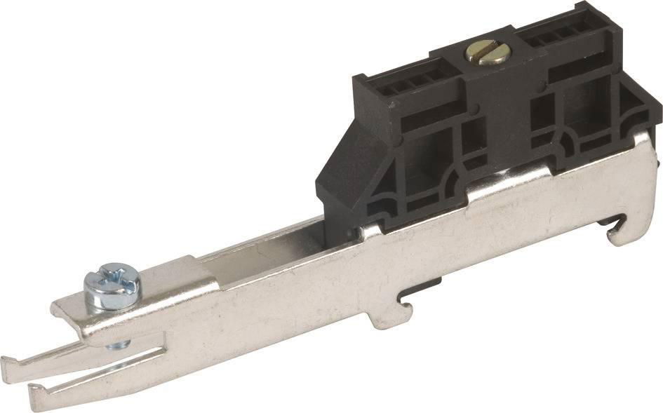 Schienenhalter einseitig Stahl verzinnt fuer Sammelschiene 18x3mm
