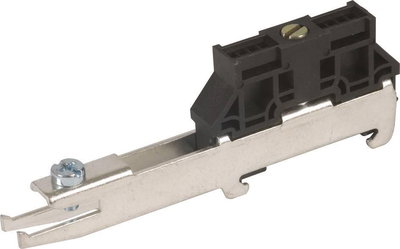 Schienenhalter einseitig Stahl verzinnt fuer Sammelschiene 18x3mm