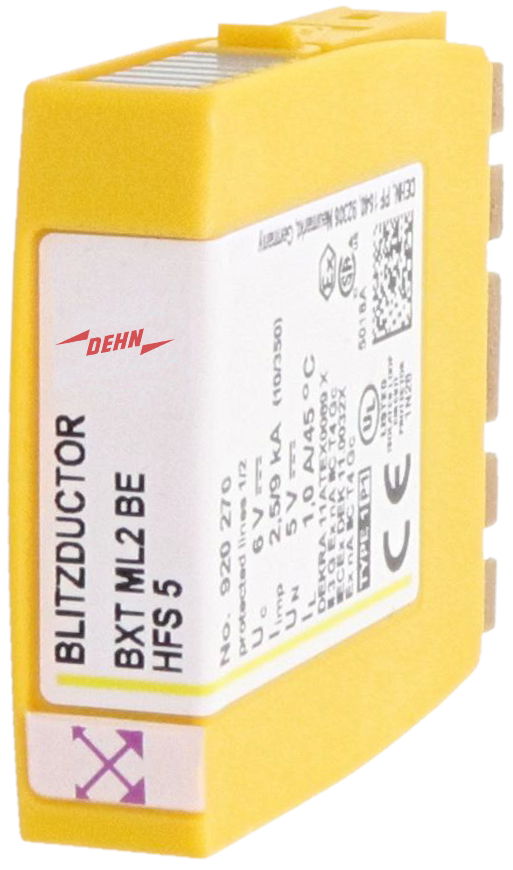 Kombiableiter-Modul fuer 1 Doppelader BLITZDUCTOR XT mit LifeCheck