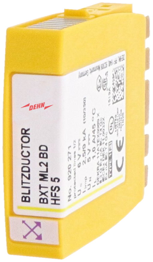 Kombiableiter-Modul fuer 1 Doppelader BLITZDUCTOR XT mit LifeCheck