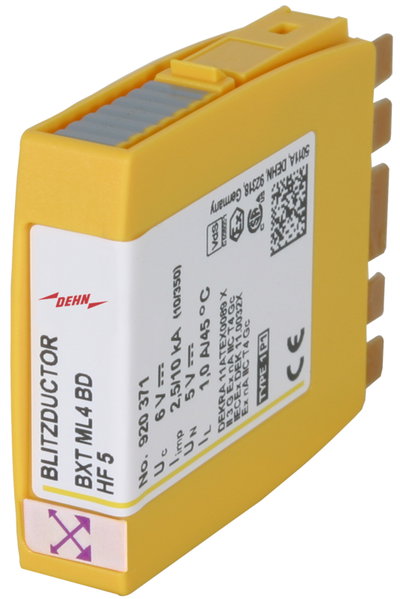 Kombiableiter-Modul fuer 2 Doppeladern BLITZDUCTOR XT mit LifeCheck
