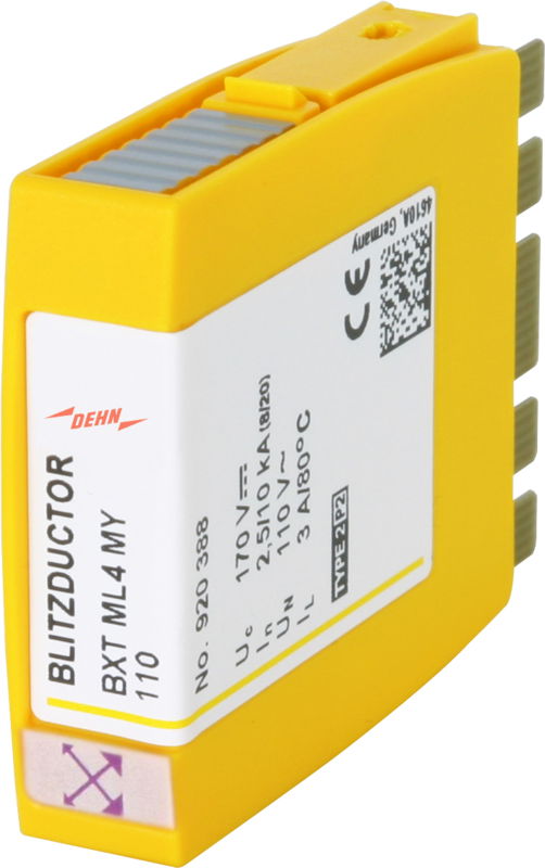 Ueberspannungsableiter-Modul BLITZDUCTOR XT mit  Y -Schaltung