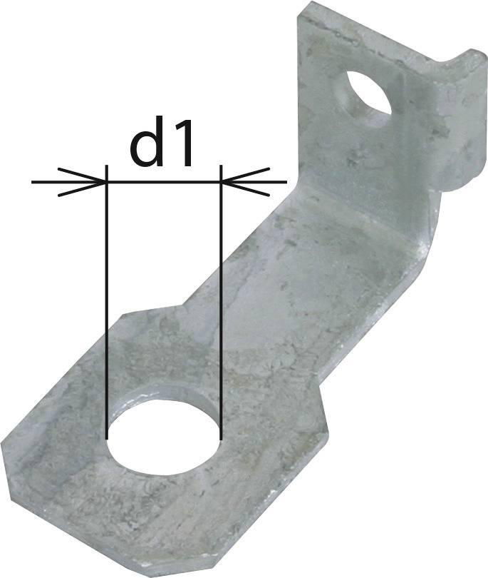 Anschlussbuegel IF1 abgewinkelt Bohrdurchmesser d1 22 mm