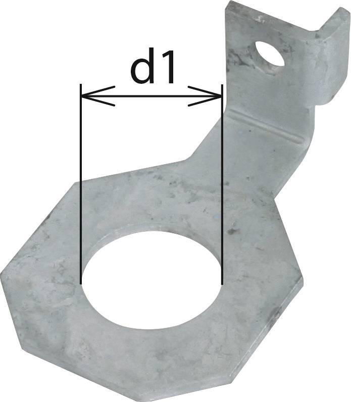 Anschlussbuegel IF1 abgewinkelt Bohrdurchmesser d1 30 mm