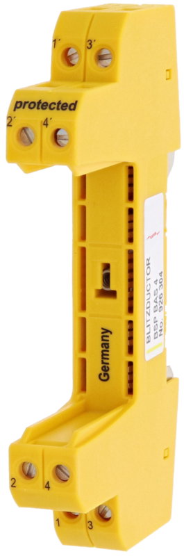 Basisteil 4-polig zur Aufnahme eines Ableitermoduls BLITZDUCTOR XT/SP