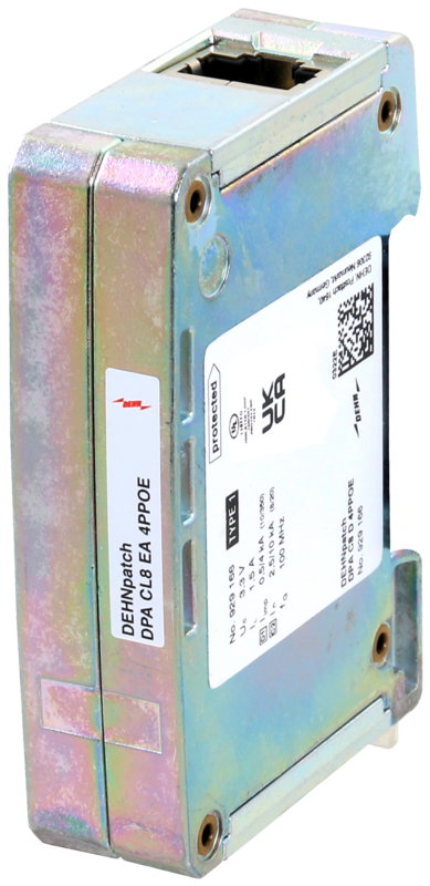 Blitzstromableiter DEHNpatch bis 1 GBit mit RJ45 Buchsen