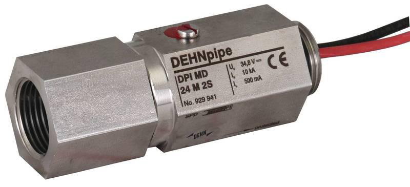 Ueberspannungsableiter DEHNpipe mit M20x1,5 Innen- und Aussengewinde