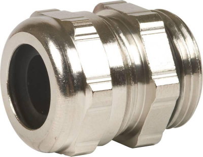 Kabelverschraubung M20 Messing fuer direkte Schirmerdung  D 6,5-9,5mm