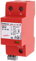 Anwendungsopt. Kombi-Ableiter DEHNshield Typ 1+2 fuer einphasige TN-Systeme