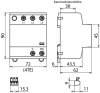 Anwendungsopt. Kombi-Ableiter DEHNshield Typ 1+2 fuer dreiphasige TN-C-Systeme