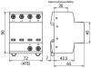 Anwendungsopt. Kombi-Ableiter DEHNshield Typ 1+2 fuer dreiphasige TN-S-Systeme