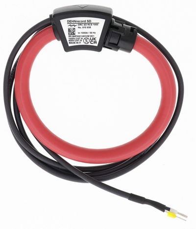 Rogowskispule mit Anschlussleitung L 1m zum Messen von Nenn-Primärströme bis 1000A