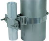 Befestigungsschelle für Rohre D 40-50mm mit Spannbandbefestigung D-300mm NIRO