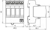 Ueberspannungsableiter Typ 2+3 DEHNguard MP 4-polig Uc 275V TN-S