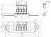 Push-in Adapter 4x 4-16mm² für PA-Schiene EX-Bereich Zone 1/21 2/22
